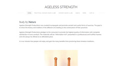 Desktop Screenshot of agelesstrength.com